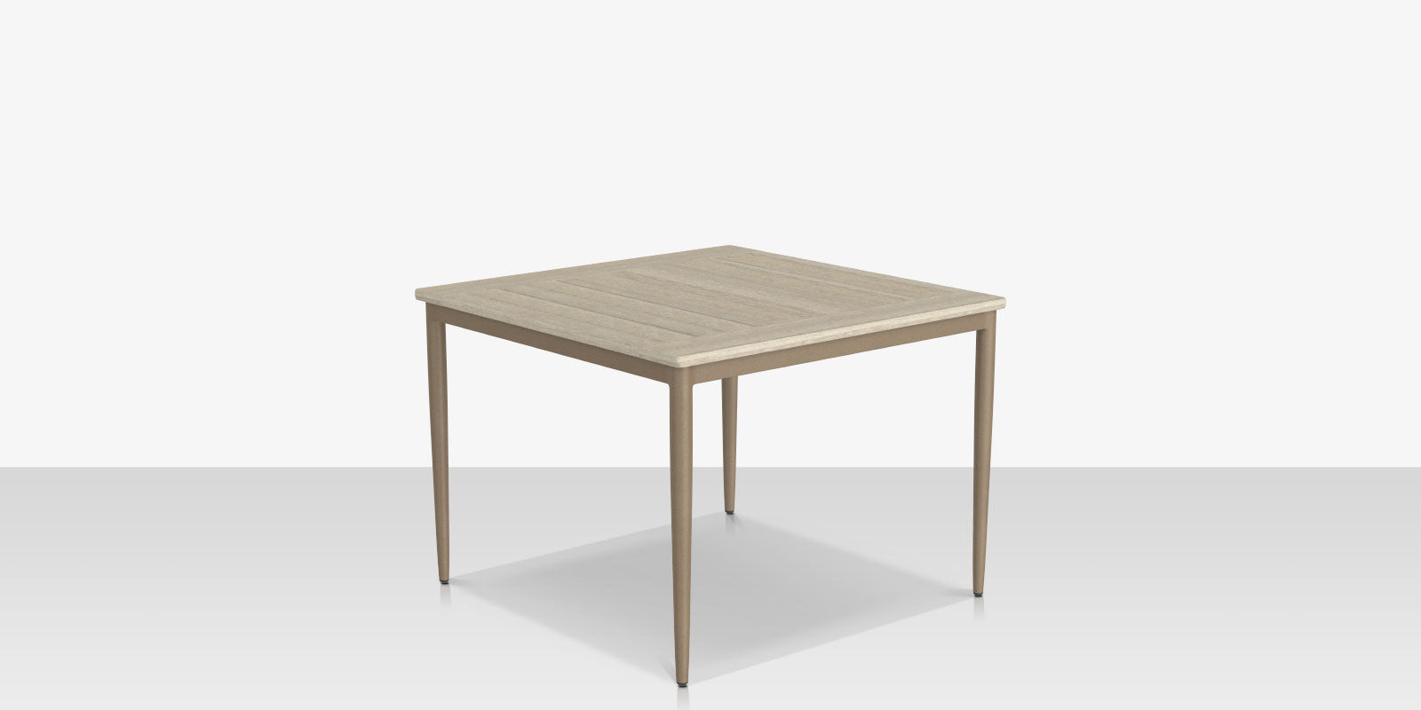 DecoScapes Danish Aluminum Square Dining Table