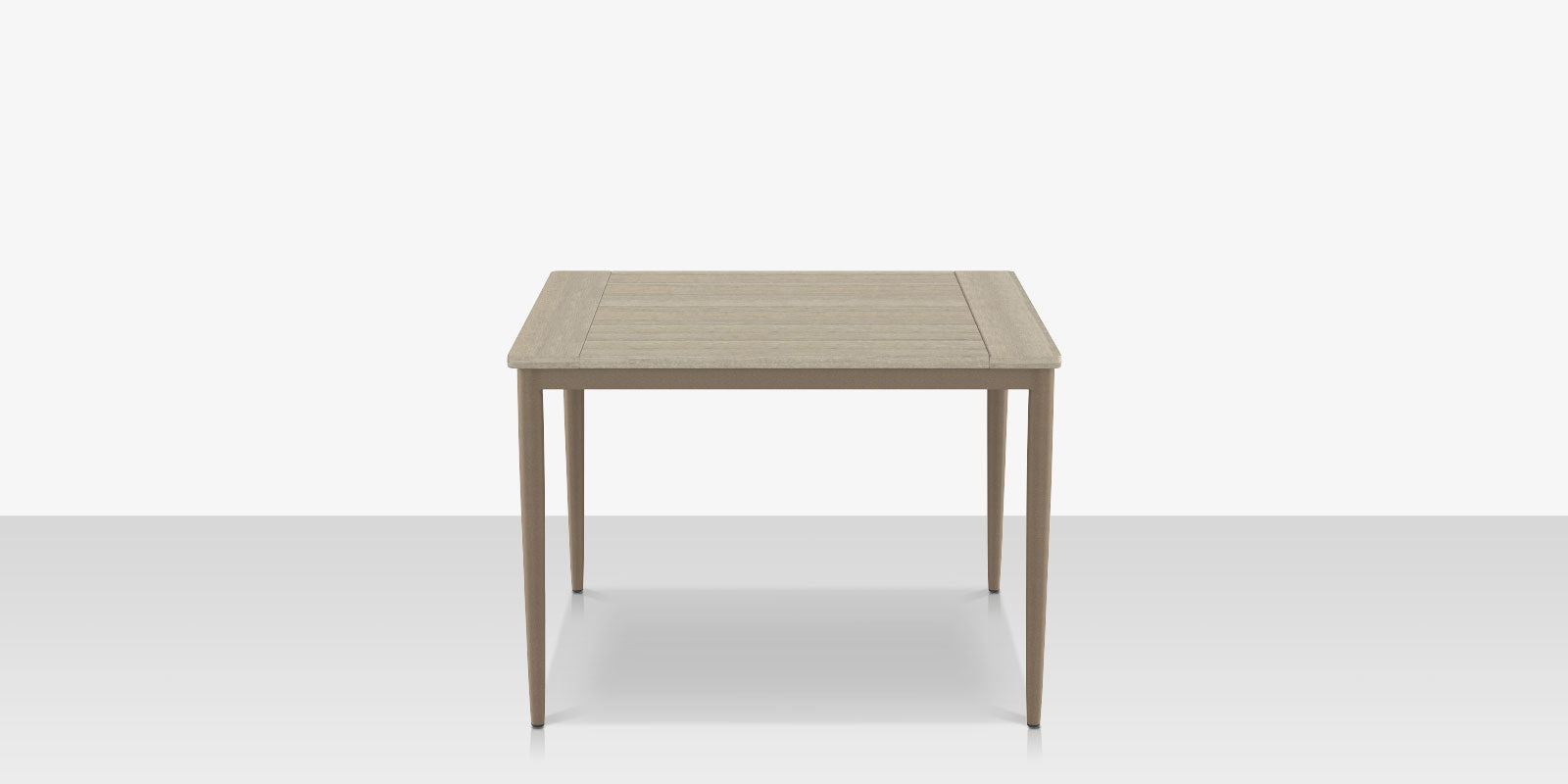 DecoScapes Danish Aluminum Square Dining Table