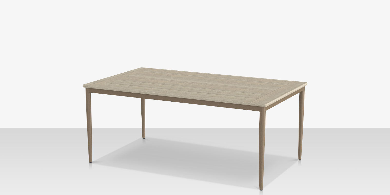 DecoScapes Danish Aluminum Square Dining Table