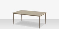 DecoScapes Danish Aluminum Rectangular Dining Table