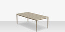 DecoScapes Danish Aluminum Rectangular Dining Table