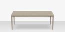 DecoScapes Danish Aluminum Rectangular Dining Table