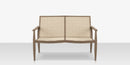DecoScapes Furniture Danish Aluminum Sling Strap Loveseat