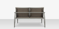 DecoScapes Furniture Danish Aluminum Sling Strap Loveseat