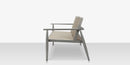 DecoScapes Furniture Danish Aluminum Sling Strap Loveseat