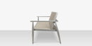 DecoScapes Danish Aluminum Sling Strap Sofa