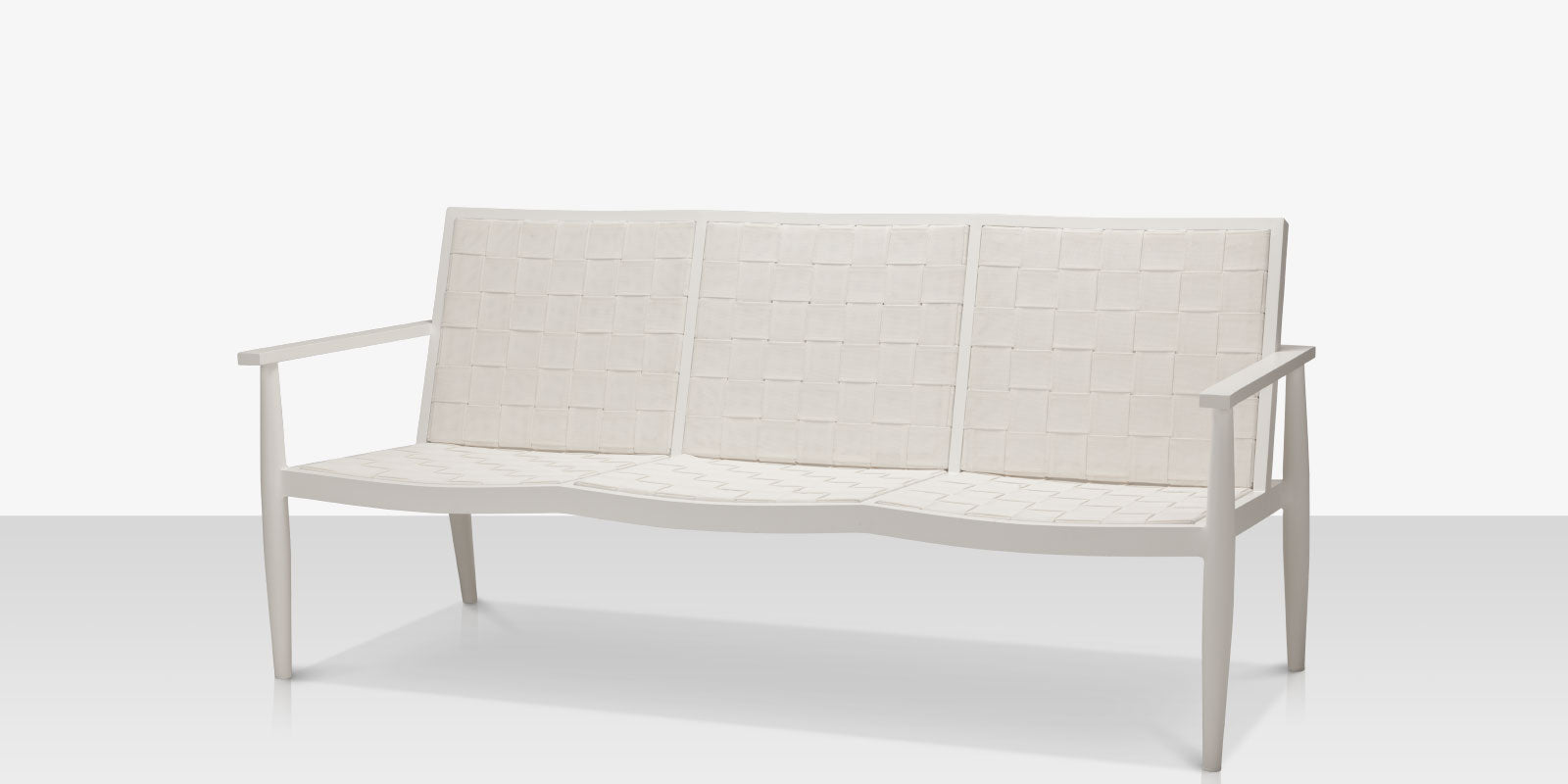 DecoScapes Danish Aluminum Sling Strap Sofa