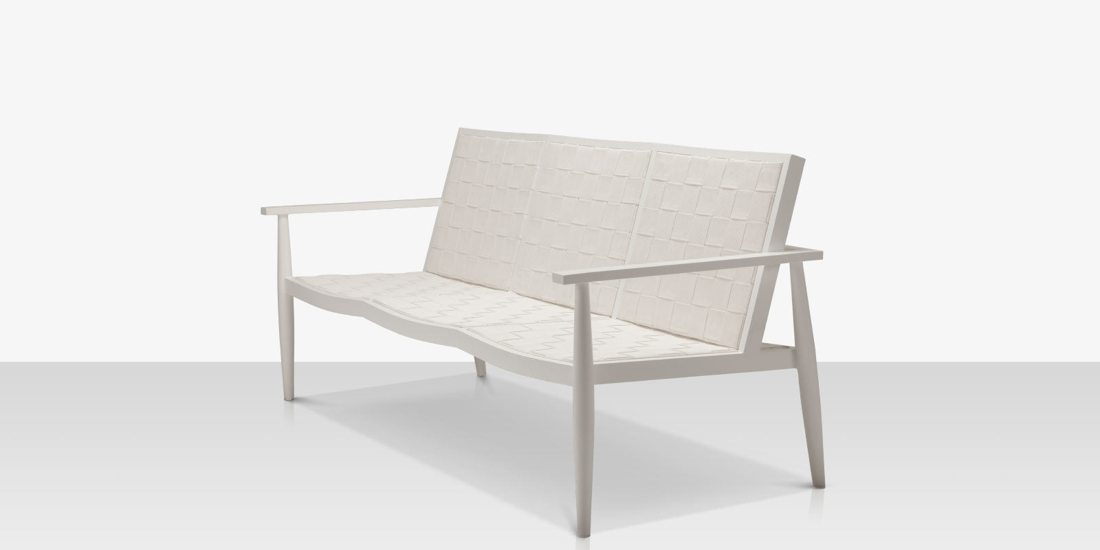 DecoScapes Danish Aluminum Sling Strap Sofa