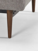 Innovation Living Dublexo Sofa With Arms in Dark Wood/Stainless Steel