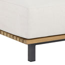 Sunpan Geneve Modular Armless Chair in Palazzo Cream