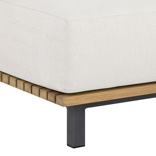 Sunpan Geneve Modular Armless Chair in Palazzo Cream