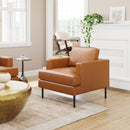 Zuo Modern Decade Armchair in Brown/Vintage Gray