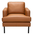 Zuo Modern Decade Armchair in Brown/Vintage Gray