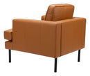 Zuo Modern Decade Armchair in Brown/Vintage Gray