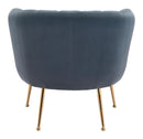 Zuo Modern Deco Accent Chair in Beige/Gray