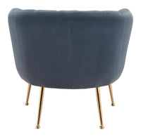 Zuo Modern Deco Accent Chair in Beige/Gray