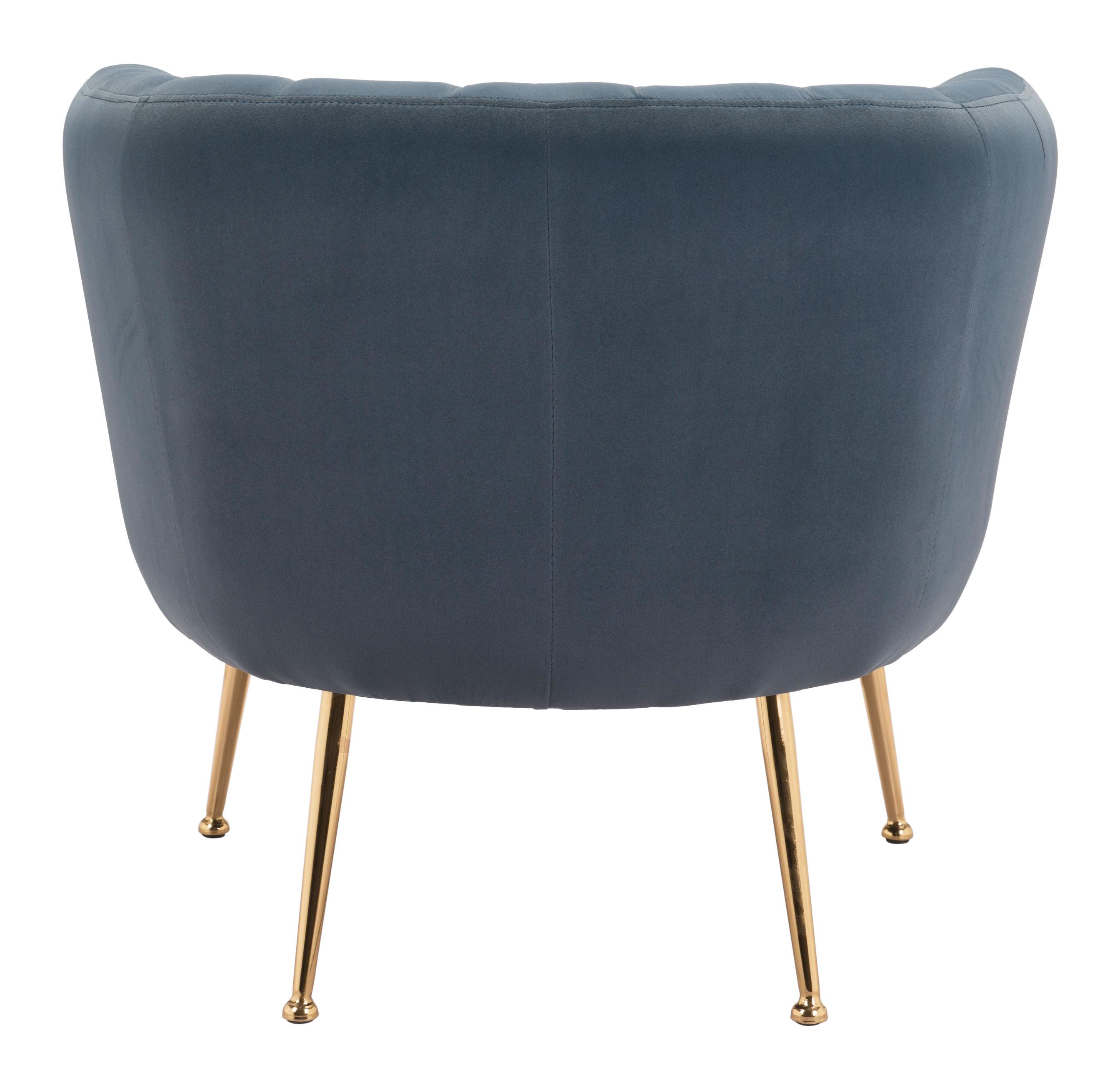 Zuo Modern Deco Accent Chair in Beige/Gray