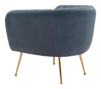 Zuo Modern Deco Accent Chair in Beige/Gray
