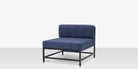 DecoScapes Delano Aluminum Modular Armless Lounge Chair