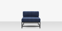 DecoScapes Delano Aluminum Modular Armless Lounge Chair