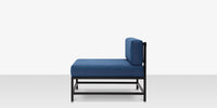 DecoScapes Delano Aluminum Modular Armless Lounge Chair