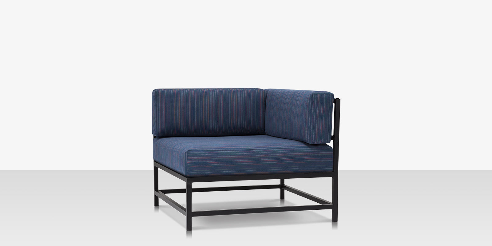 DecoScapes Delano Aluminum Square Corner Lounge Chair