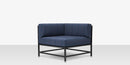 DecoScapes Delano Aluminum Square Corner Lounge Chair