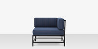 DecoScapes Delano Aluminum Square Corner Lounge Chair