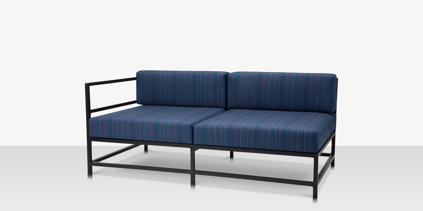 DecoScapes Delano Aluminum Modular Left/Right Arm Loveseat