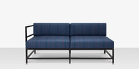 DecoScapes Delano Aluminum Modular Left/Right Arm Loveseat
