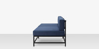 DecoScapes Delano Aluminum Modular Armless Loveseat