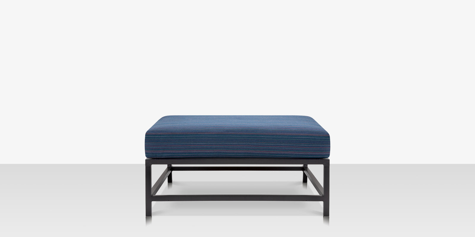 DecoScapes Delano Aluminum Square Ottoman