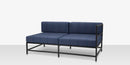 DecoScapes Delano Aluminum Modular Left/Right Arm Loveseat