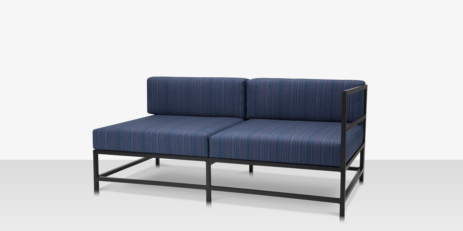 DecoScapes Delano Aluminum Modular Left/Right Arm Loveseat
