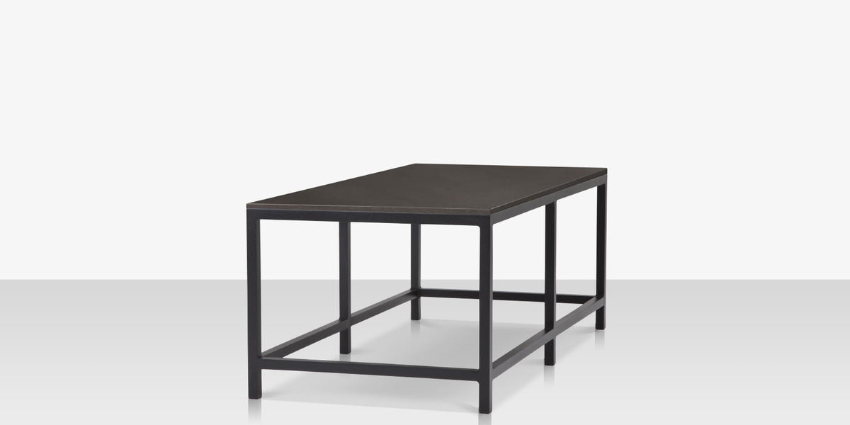 DecoScapes Delano Aluminum Duraboard Top Coffee Table