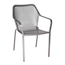 Woodard Et Cetera Delmar Stacking Arm Chair