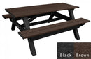 Polly Products Deluxe Picnic Table ADA Compliant (HP)