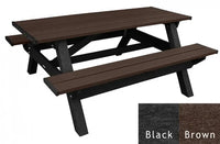 Polly Products Deluxe Picnic Table ADA Compliant (HP)