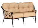 Woodard Derby Crescent Love Seat