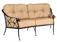 Woodard Derby Crescent Love Seat