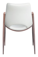 Zuo Modern Desi Dining Chair in Black & Walnut/Azure Gray & Walnut/Beige & Walnut