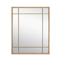 Sunpan Pasadena Wall Mirror Black / Brass