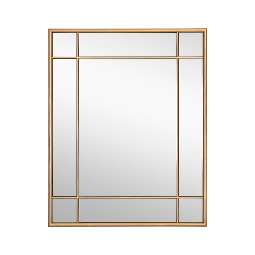 Sunpan Pasadena Wall Mirror Black / Brass