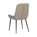 Sunpan Iryne Dining Chair in Bounce Nut / Bounce Smoke / Bounce Stone - Set of Two