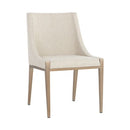 Sunpan Dionne Dining Chair in Monument Oatmeal / Monument Pebble