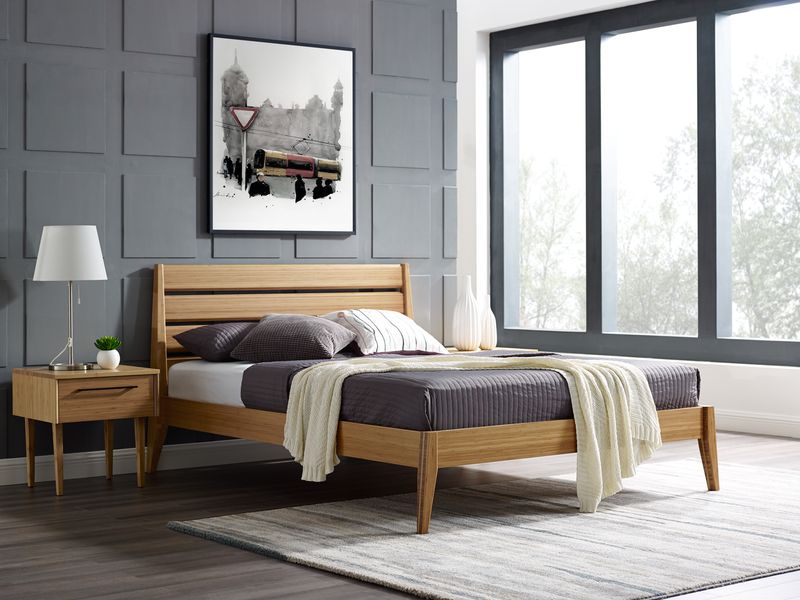 Greenington Sienna Queen Platform Bed, Caramelized