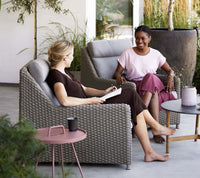 Cane-Line Diamond Highback Chair Soft Rope Incl. Cushion Set