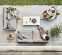 Cane-Line Diamond 3-Seater Sofa Soft Rope Incl. Cushion Set