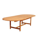 International Home Miami Amazonia Charlotte 9 Piece Teak Double Extendable Rectangular Patio Dining Set