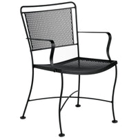 Woodard Constantine Dining Arm Chair with Optional Cushion